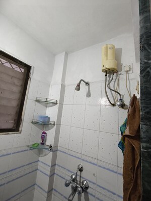 Bathroom in 1 BHK Apartment at Bhanushanti Complex, Malad East – for Rent