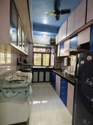 Kitchen in 1 BHK Apartment at Bhanushanti Complex, Malad East – for Rent