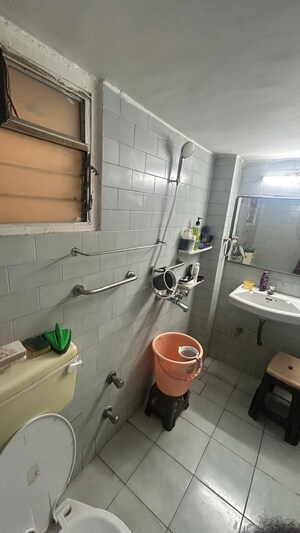 Bathroom in 2 BHK Apartment at GHP Crystal Court, Powai – for Rent