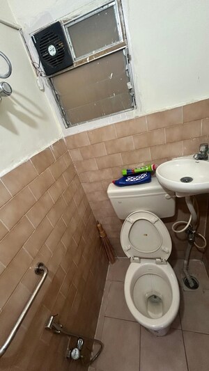 Bathroom in 2 BHK Apartment at GHP Crystal Court, Powai – for Rent