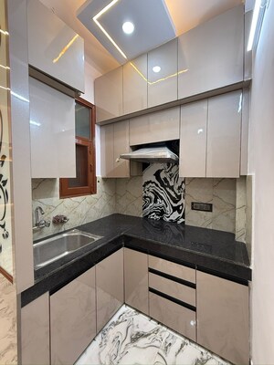Kitchen in 2 BHK Builder Floor at AJS Heights, Indrapuram – for Rent