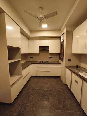 Kitchen in 3 BHK Builder Floor at Greater Kailash I – for Rent