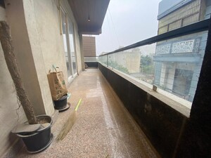 Balcony in 2 BHK Builder Floor at Chattarpur – for Rent