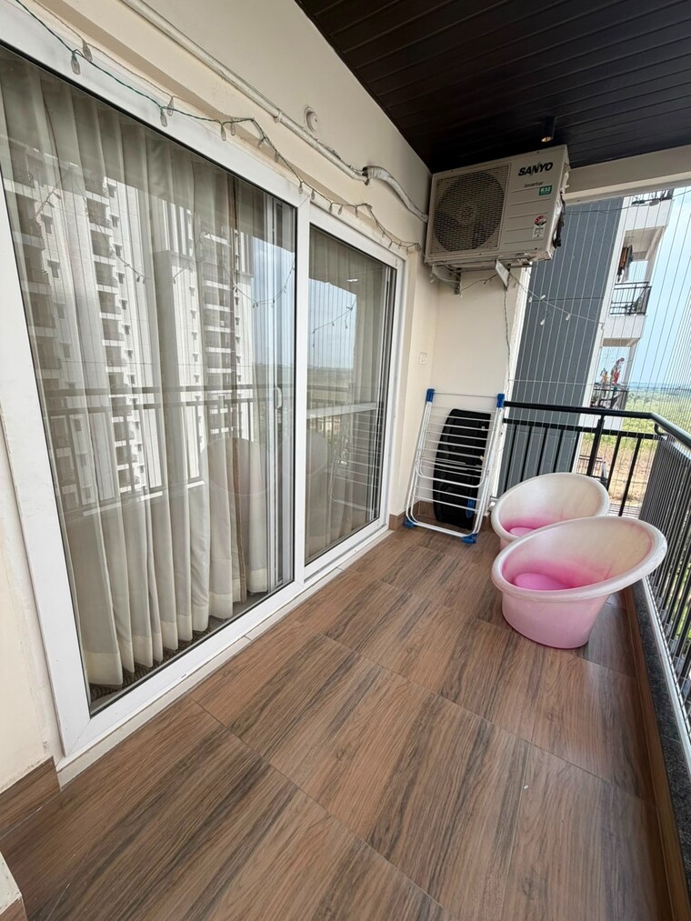Balcony, my-home-tridasa 2.5 Bedroom 1545 Sq.Ft. Apartment In Tellapur Hyderabad 10422461