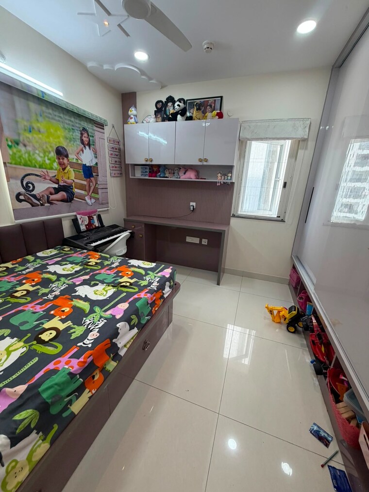 Bedroom, my-home-tridasa 2.5 Bedroom 1545 Sq.Ft. Apartment In Tellapur Hyderabad 10422461