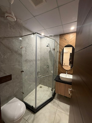 Bathroom in 3 BHK Apartment at Raj One Good Earth, Sector 71 – for Rent