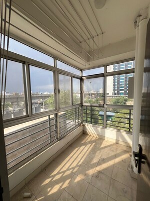 Balcony in 3 BHK Apartment at Vardhman Western Heights, Shyam Nagar – for Rent