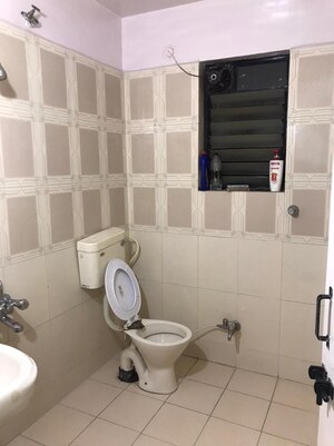 Bathroom in 3 BHK Apartment at Mahatma Society – for Rent