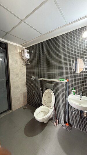 Bathroom in 1 BHK Apartment at Lodha Palava Aurelia C H I, Dombivli East – for Rent