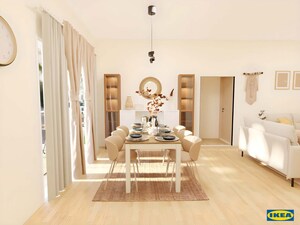 Living Room in 2.5 BHK Apartment at Prestige Kew Gardens, Bellandur – for Rent