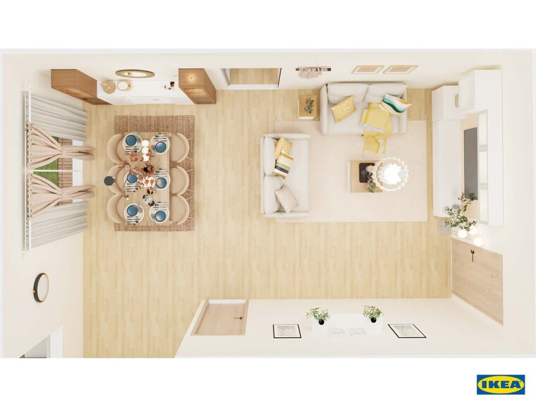 Floor Plan, prestige-kew-gardens 2.5 Bedroom 1370 Sq.Ft. Apartment In Bellandur Bangalore 10423626