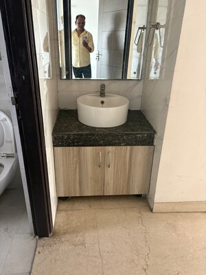 Bathroom in 3 BHK Apartment at Parx Laureate, Sector 108 – for Rent