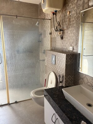 Bathroom in 3 BHK Apartment at Parx Laureate, Sector 108 – for Rent