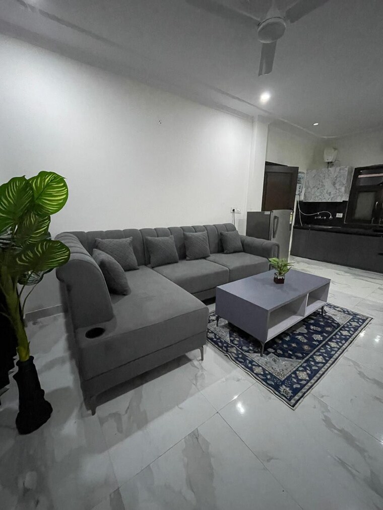 Living Room, signature-global-daxin-vistas 3 Bedroom 1600 Sq.Ft. Builder Floor In Bhondsi Gurgaon 10423644