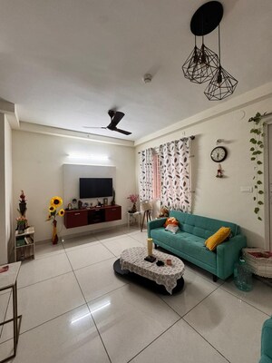Living Room in 1 BHK Apartment at Godrej 24 Sarjapur, Sarjapur Road – for Rent