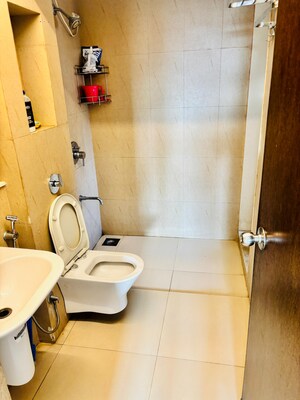 Bathroom in 3 BHK Apartment at Lodha Splendora, Ghodbunder Road – for Rent