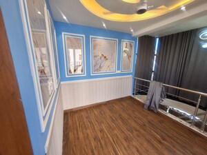 Balcony in 4 BHK Apartment at Green Valley Heights, Dhakoli – for Sale