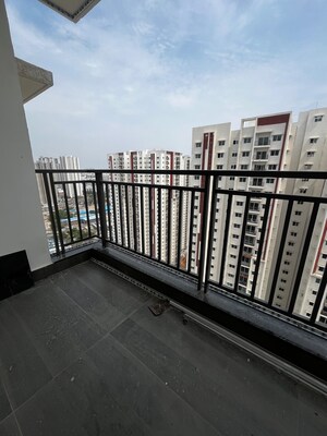 Balcony in 3 BHK Apartment at Aparna Zenon, Puppalaguda – for Rent