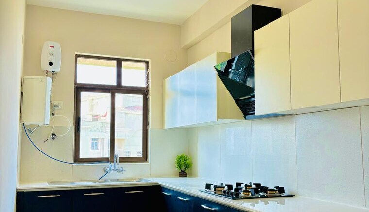 Kitchen, trehan-hill-view-garden 2 Bedroom 701 Sq.Ft. Apartment In Alwar Bypass Road Bhiwadi 10441332