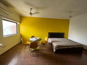 Bedroom in 1 RK Builder Floor at Hemkunt Colony – for Rent