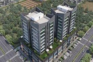  Office Space – Exterior View View at Thaltej - for Rent