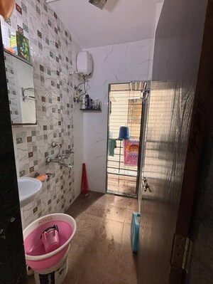 Bathroom in 1 BHK Apartment at Naupada – for Rent