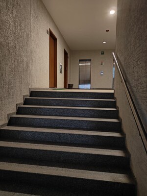Staircase in 3 BHK Apartment at Goyal Orchid Valley, Shela – for Rent