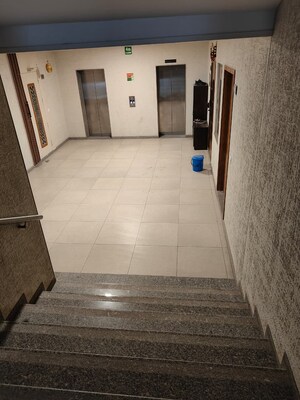 Building Lobby in 3 BHK Apartment at Goyal Orchid Valley, Shela – for Rent