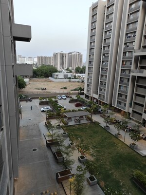 Balcony in 3 BHK Apartment at Goyal Orchid Valley, Shela – for Rent
