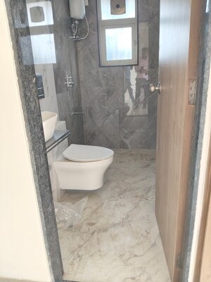 Bathroom in 2 BHK Apartment at Dev Leo Tower, Oshiwara – for Rent