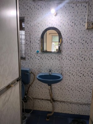 Bathroom in 2 BHK Apartment at Vrindavan CHS Thane West, Vrindavan Society – for Rent