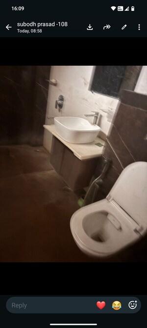 Bathroom in 2.5 BHK Independent House at RWA Apartments Sector 108, Sector 108 – for Rent
