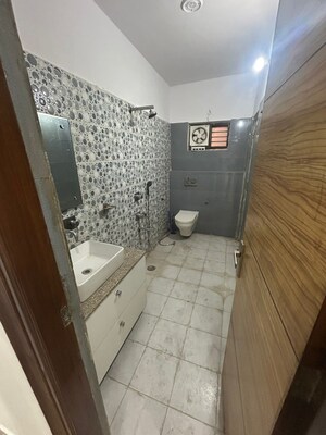 Bathroom in 1 BHK Builder Floor at Sector 9a – for Rent