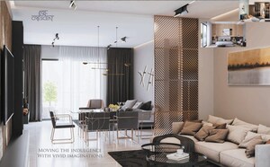Living Room in 3 BHK Apartment at Peeranchuruvu – for Sale
