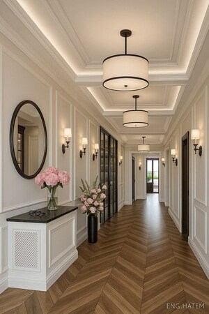Building Lobby in 1 BHK Builder Floor at Kailash Colony – for Rent