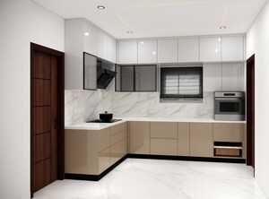 Kitchen in 3 BHK Apartment at Hallmark Skyrena, Narsingi – for Rent
