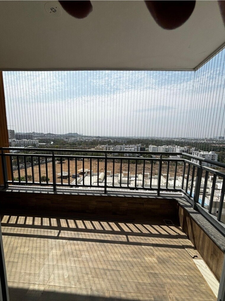 Balcony, hallmark-skyrena 3 Bedroom 1935 Sq.Ft. Apartment In Narsingi Hyderabad 10494172