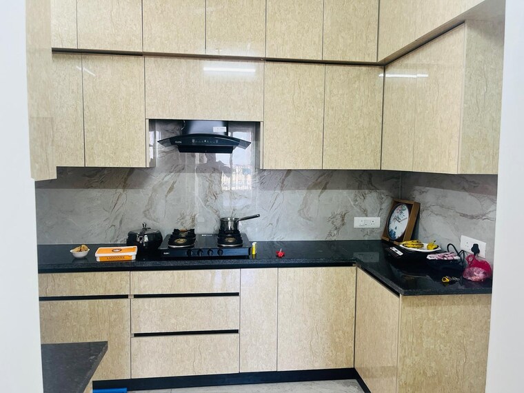 Kitchen, malwa-escon-arena 3 Bedroom 1650 Sq.Ft. Apartment In Lohgarh Zirakpur 10496629