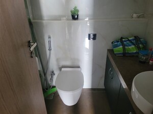 Bathroom in 3 BHK Apartment at Kamgar Putala Vasahat – for Sale