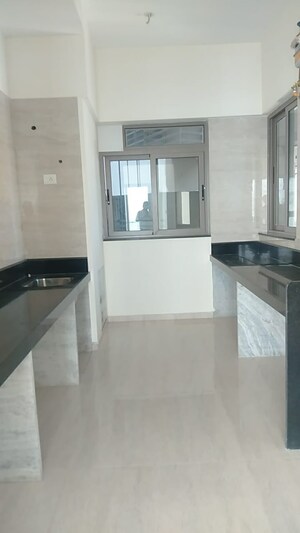Kitchen in 3 BHK Apartment at Sheth Auris Serenity Tower 3, Malad West – for Rent