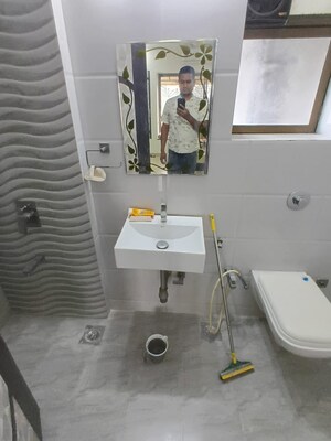 Bathroom in 2 BHK Apartment at Lokhandwala Whispering Palms, Kandivali East – for Rent