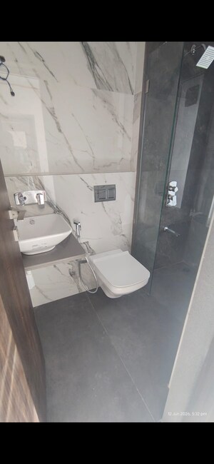 Attached Bathroom in 2 BHK Apartment at Sheth Auris Serenity Tower 3, Malad West – for Rent