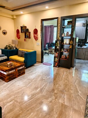 Living Room in 2 BHK Builder Floor at Palam Vihar Residents Association, Palam Vihar – for Rent