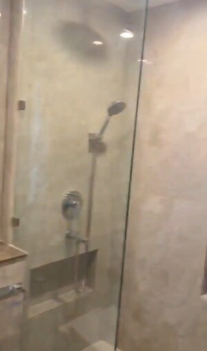 Bathroom in 4 BHK Apartment at Hiranandani Lake Encalve Glendale, Ghodbunder Road – for Rent