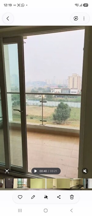 Balcony in 2.5 BHK Apartment at Shree Vardhman Victoria, Sector 70 – for Rent