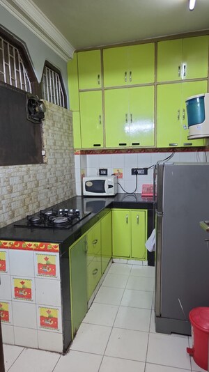 Kitchen in 2 BHK Builder Floor at Lajpat Nagar ii – for Rent