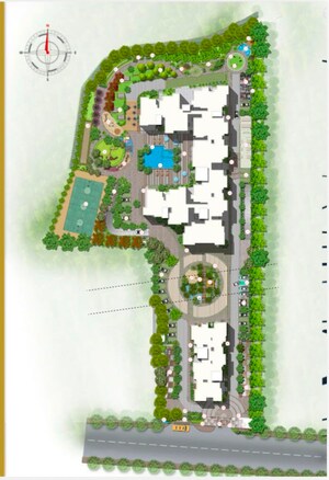 Master Plan in 2 BHK Apartment at Meenakshi High Life Towers, Rachenahalli – for Sale