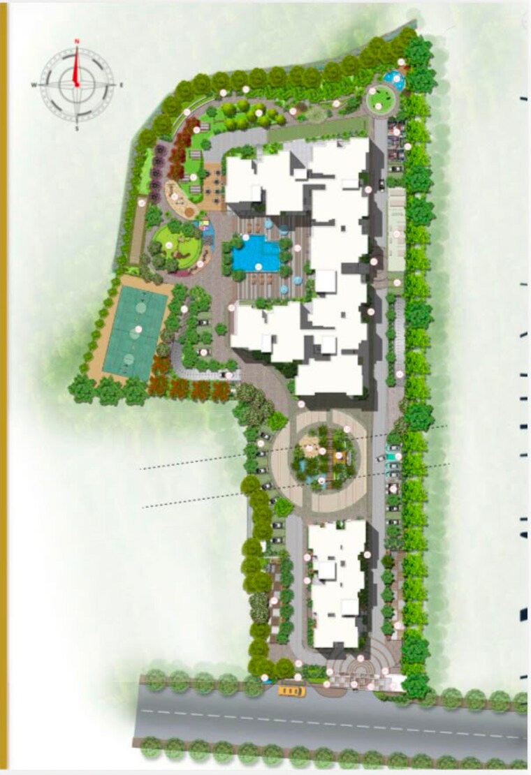 Master Plan, meenakshi-high-life-towers 2 Bedroom 1292 Sq.Ft. Apartment In Rachenahalli Bangalore 10515317