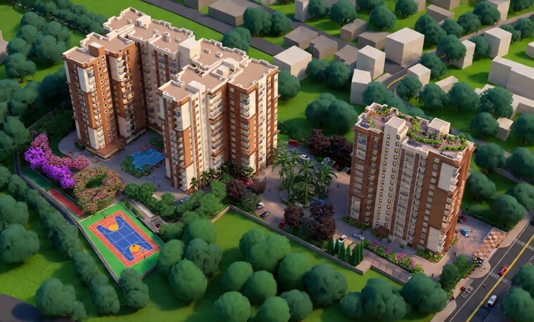 Master Plan, meenakshi-high-life-towers 2 Bedroom 1292 Sq.Ft. Apartment In Rachenahalli Bangalore 10515317