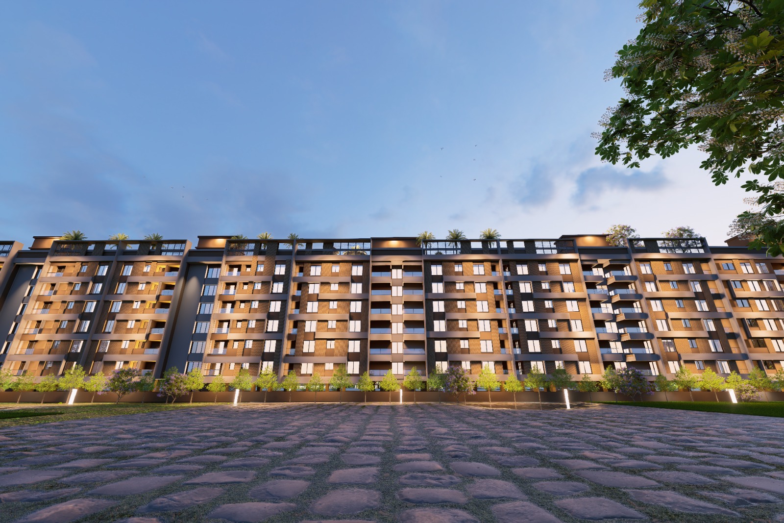 3 BHK + Store Room 1004 Sq.Ft. Apartment in Sadguru Empire